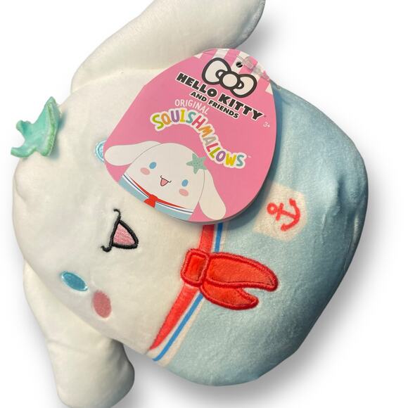 Hello Kitty Plush Dog Squishmallows Cinnamoroll Pillow Sanrio Sailor Nursery 7" - Picture 5 of 9
